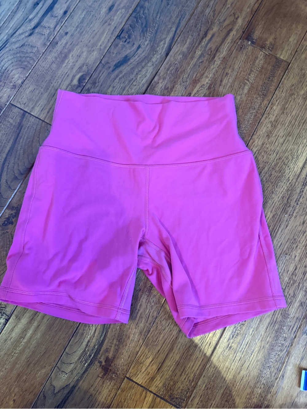 High-Waist Pink Women’s Biker Shorts Lululemon